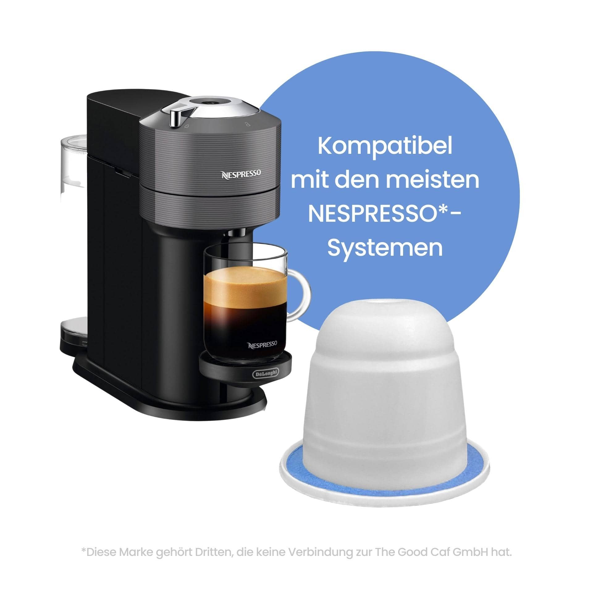 Kompatibel mit den meisten Nespresso Systemen
